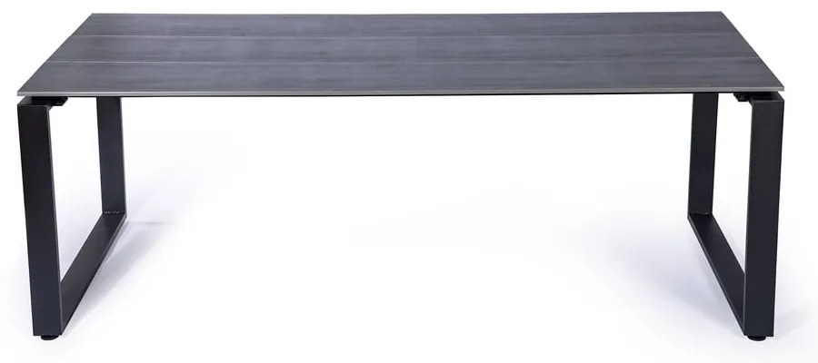 Sivý záhradný stôl pre 8 osôb Bonami Selection Strong, 210 x 100 cm