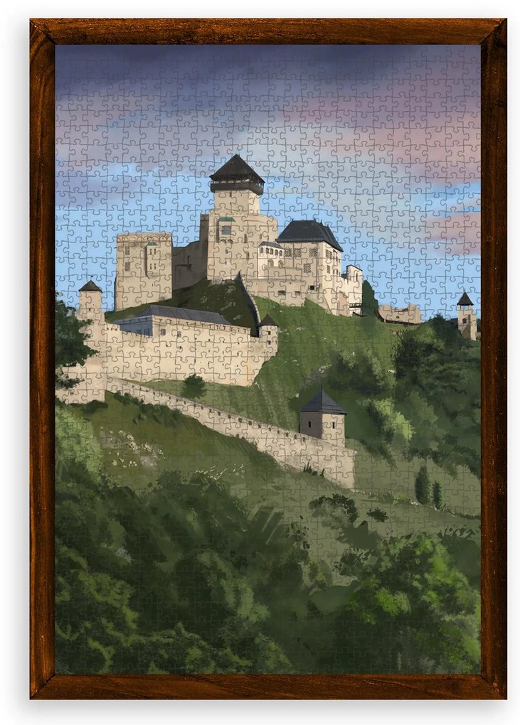 Puzzle Trenčiansky hrad - 1000 dielikové (48x68cm) - 39,9€