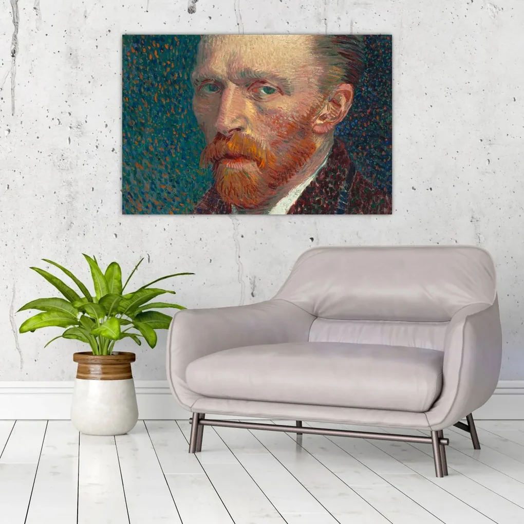 Obraz - Vincent van Gogh, Self-Portrait, reprodukcia (90x60 cm)