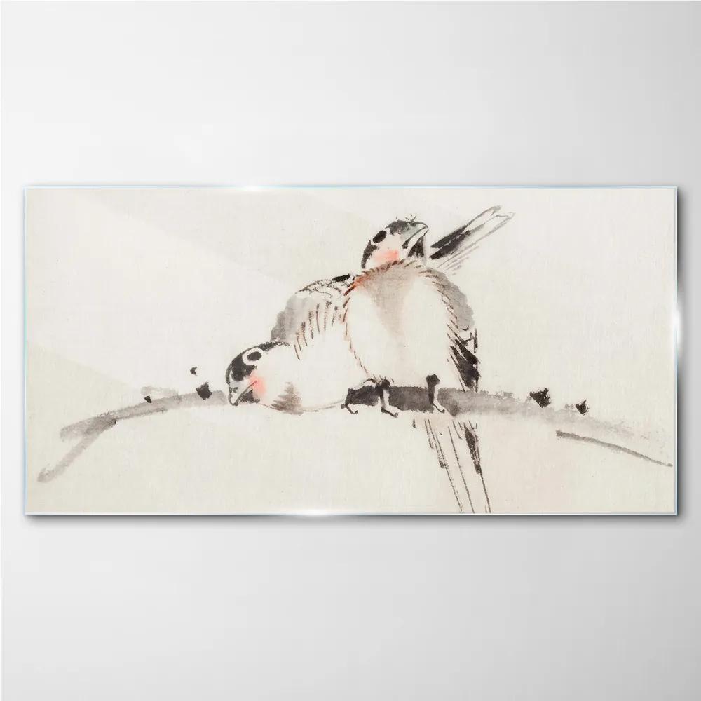 Sklenený obraz Abstraktné zvieracie vták