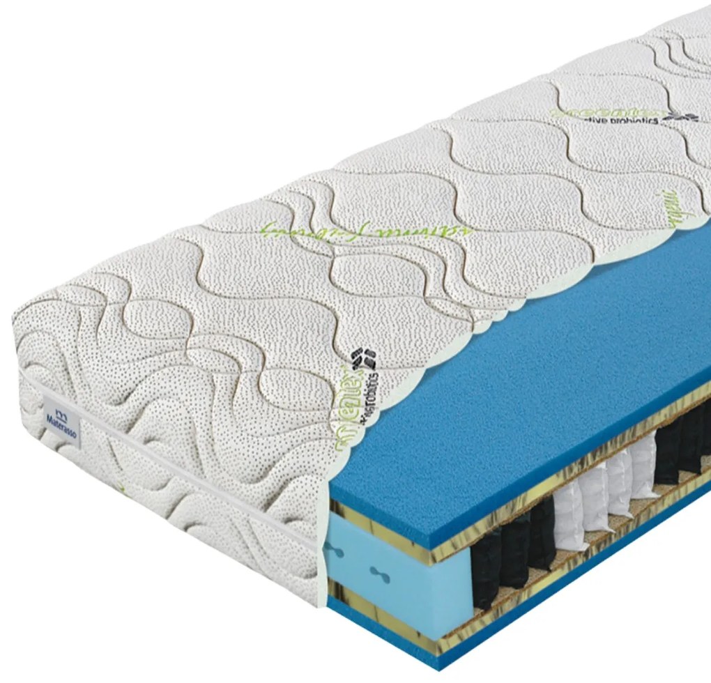 Materasso Taštičkový matrac Herbal bio-ex Rozmer: 80 x 200 cm, Tvrdosť: T3