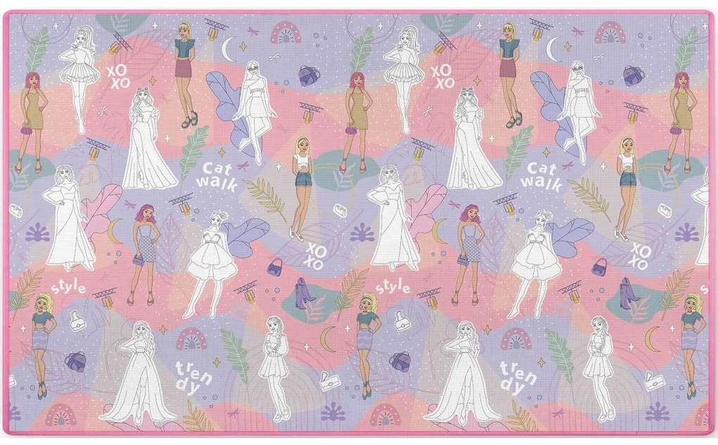 Rolovaná penová podložka na vyfarbovanie 200 x 120 x 0,3 cm Ricokids RK-343