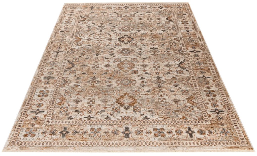 Obsession, Kusový koberec Laos 465 Beige, 160x230, béžová, chodba / predsieň