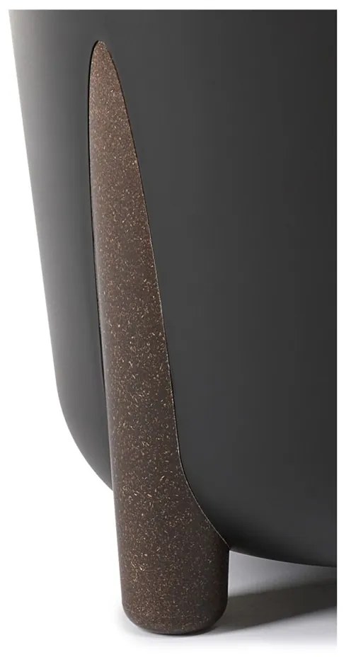 PLASTOVÝ KVETINÁČ MOSS ECO 25X26 CM ČIERNA