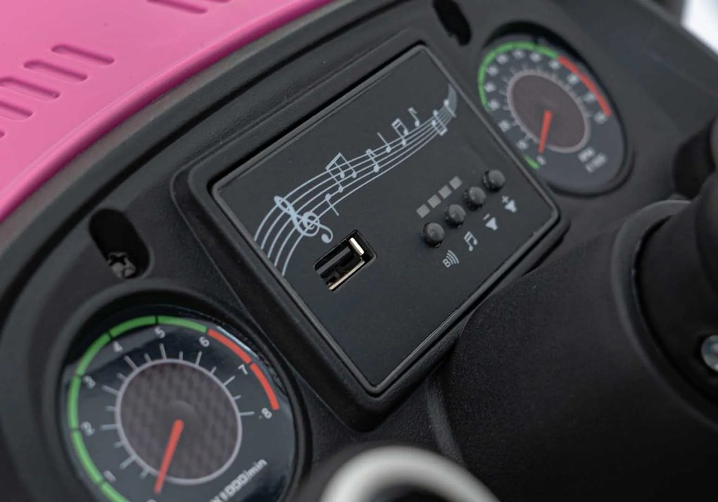 Ramiz Traktorové vozidlo GROW 1804 Ružová