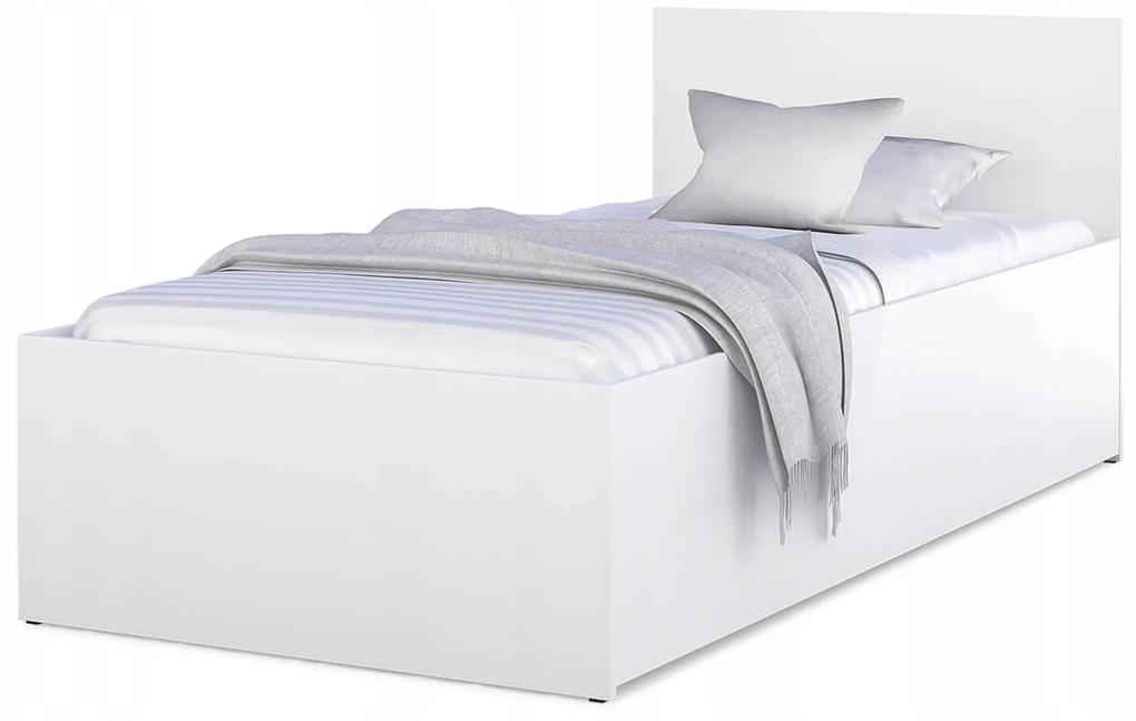 GL Jednolôžková posteľ Dorian - biela Rozmer: 200x120