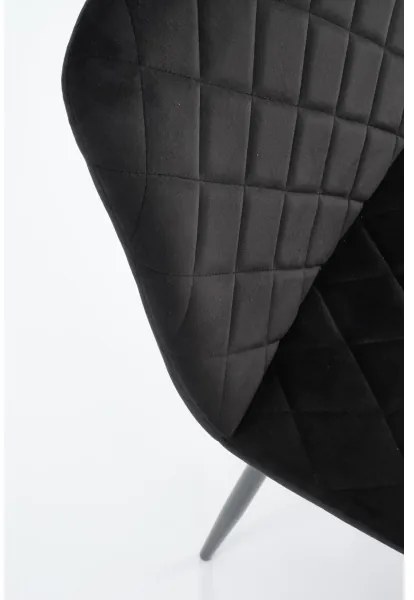 Jedálna stolička ORIS, 1 ks, čierna