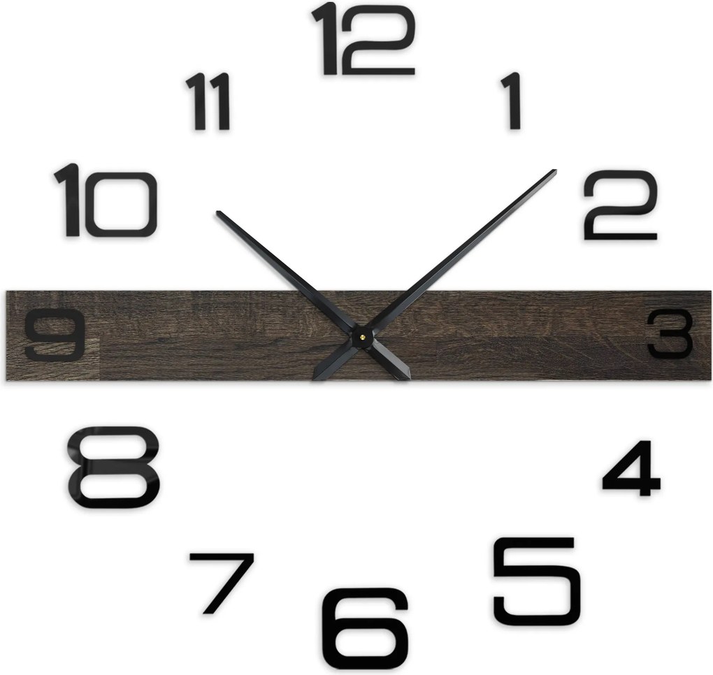 SENTOP | Minimalistické elegantné hodiny dubové drevo I SENTOP MAS023-3169-SILVER-80 analógové