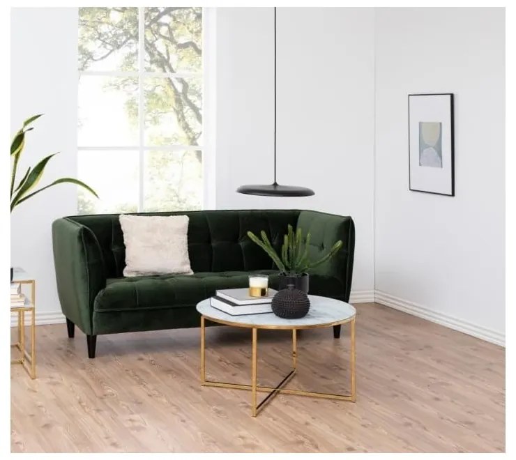 Konferenčný stolík Actona Alisma Golden, ⌀ 80 cm