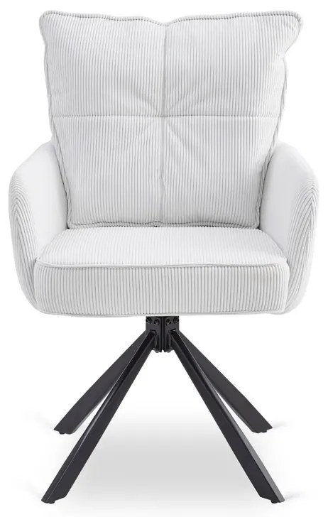 Otočná stolička MAGNUS krémová