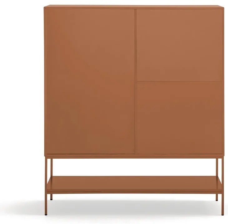 Skrinka v tehlovej farbe 120x140x45 cm Platt – Teulat