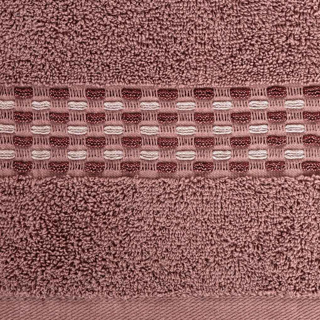 BAVLNENÝ UTERÁK RIVA SADA 6KS 30X50 CM STARORUŽOVÁ