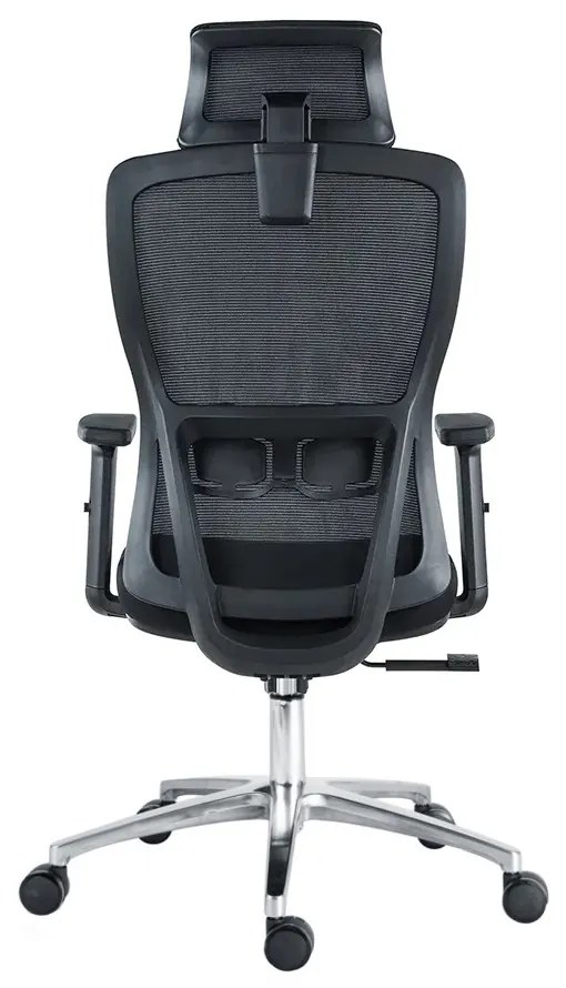 Kancelárska ergonomická stolička Neoseat TASCO — látka, sieť, čierna, nosnosť 150 kg