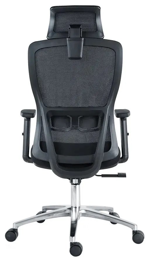 Kancelárska ergonomická stolička Neoseat TASCO — sieť / látka, čierna, nosnosť 150 kg
