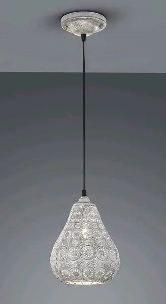 Stropná lampa Jasmin 303700161, šedá antik