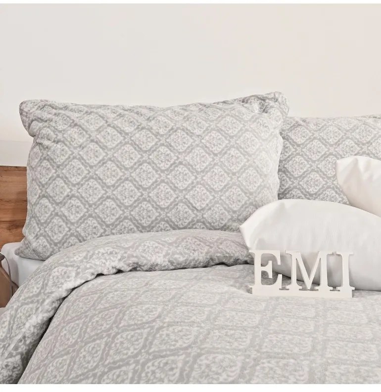 Obliečky z mikroplyšu Skyler EMI, Štandardný set jednolôžko obsahuje 1x 140x200 + 1x 70x90