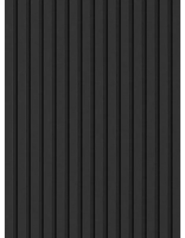 Mexen Lam-F, akustické stenové lamely 275 × 31,5 cm, filc 6 mm, ľan čierny, S105-275317-2812-069
