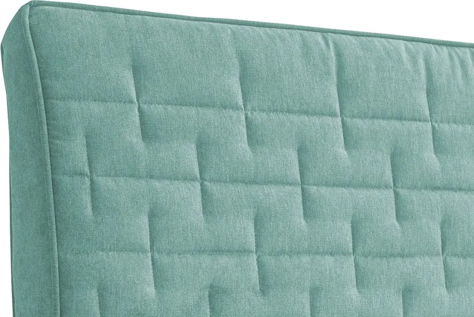Posteľ Rita 180x200 cm, aqua modro-zelená látka