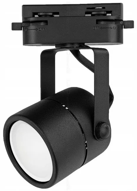 BERGE LED bodový reflektor pre žiarovku GU10, pohyblivý - čierny