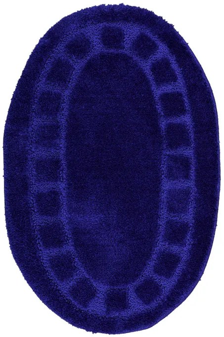 Kúpeľňový koberček Ocean modrý ovál