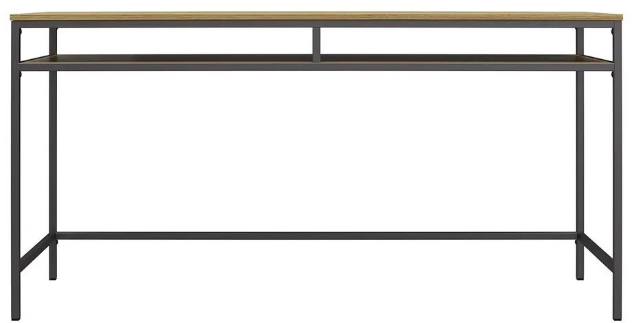 Pracovný stôl s doskou v dubovom dekore 51x153 cm Bradford – Støraa