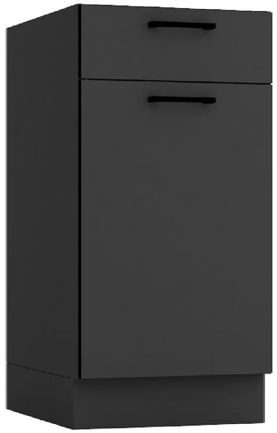 Kuchynská skrinka Anika D40S/1 P/L grafit/grafit