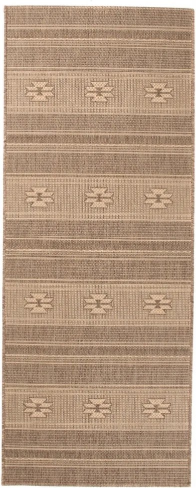 Kusový koberec Arizona hnedý atyp, Velikosti 80x200cm