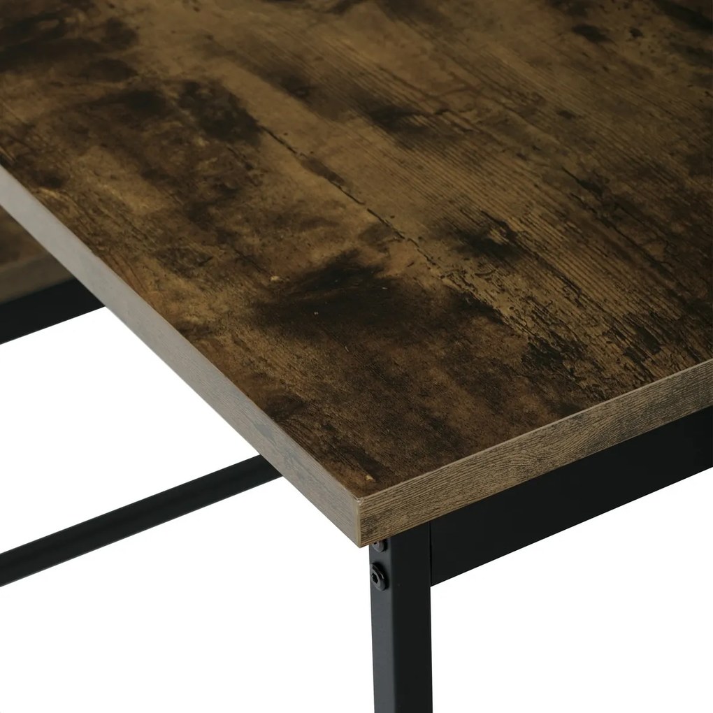 Jedálenský set s 2 lavicami OLD WOOD , 110 x 60 x75 cm