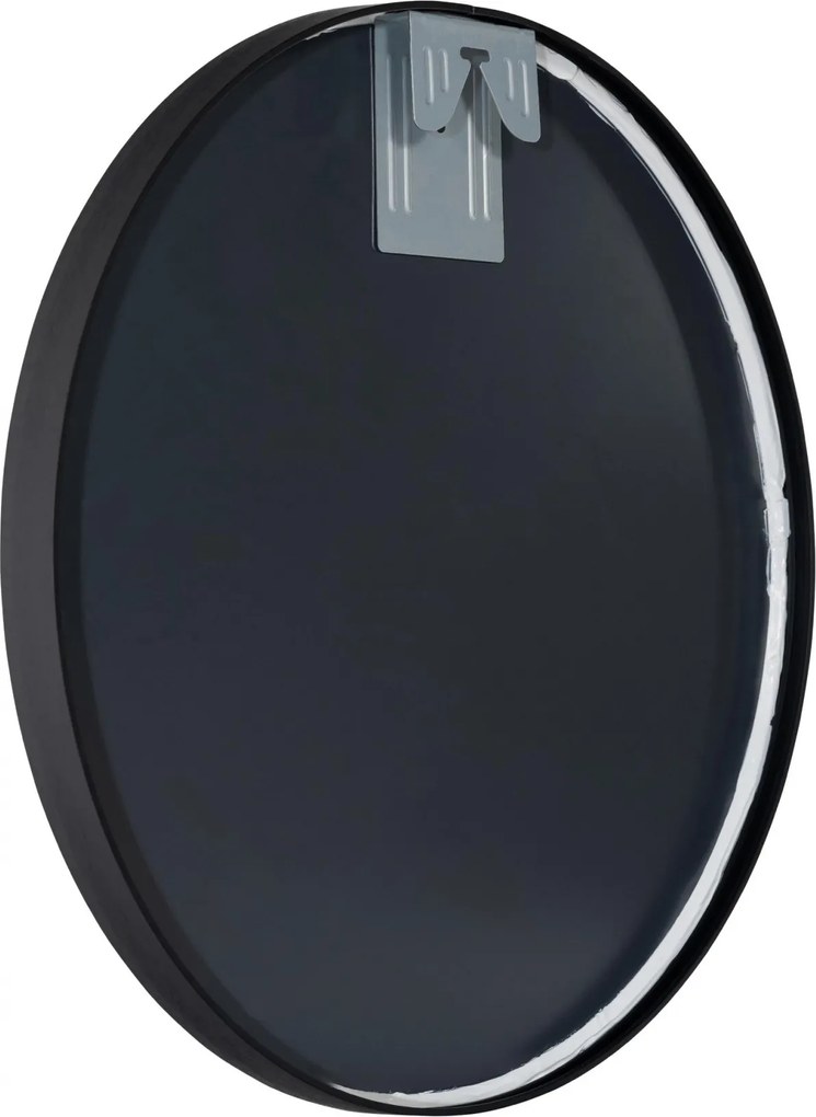 Nástenné zrkadlo Elsie M 323823 - 45x45 cm - Čierna