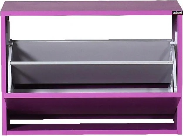 Botník (skrinka na topánky) Tosina 1 (fialová). Akcia -13%. Vlastná spoľahlivá doprava až k Vám domov. 1094533