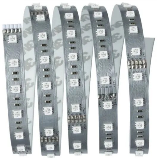 Paulmann 70587 - LED RGB/20W stmievateľný pás MAXLED 1,5 m 230 V + diaľkový ovládač