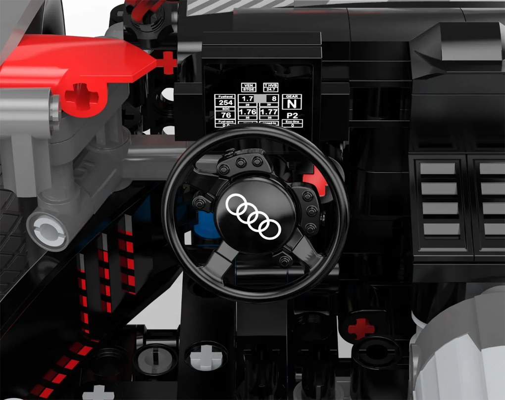R/C 1:14 Audi RS Q e-tron stavebnica 1046 dielikov na diaľkové ovládanie RASTAR