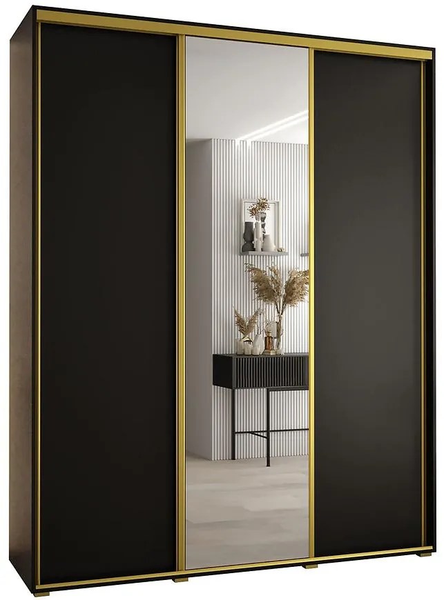 Skriňa 45 Canaris 3 200 čierna/gold