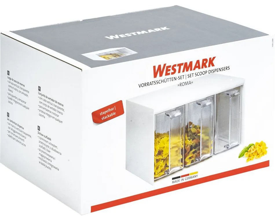 Westmark Zásobník s 3 kuchynskými násypkami ROMA