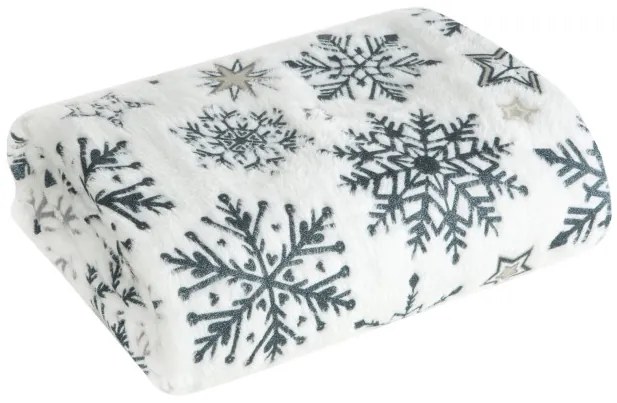 Deka CHRISTMAS 21 modrá / biela
