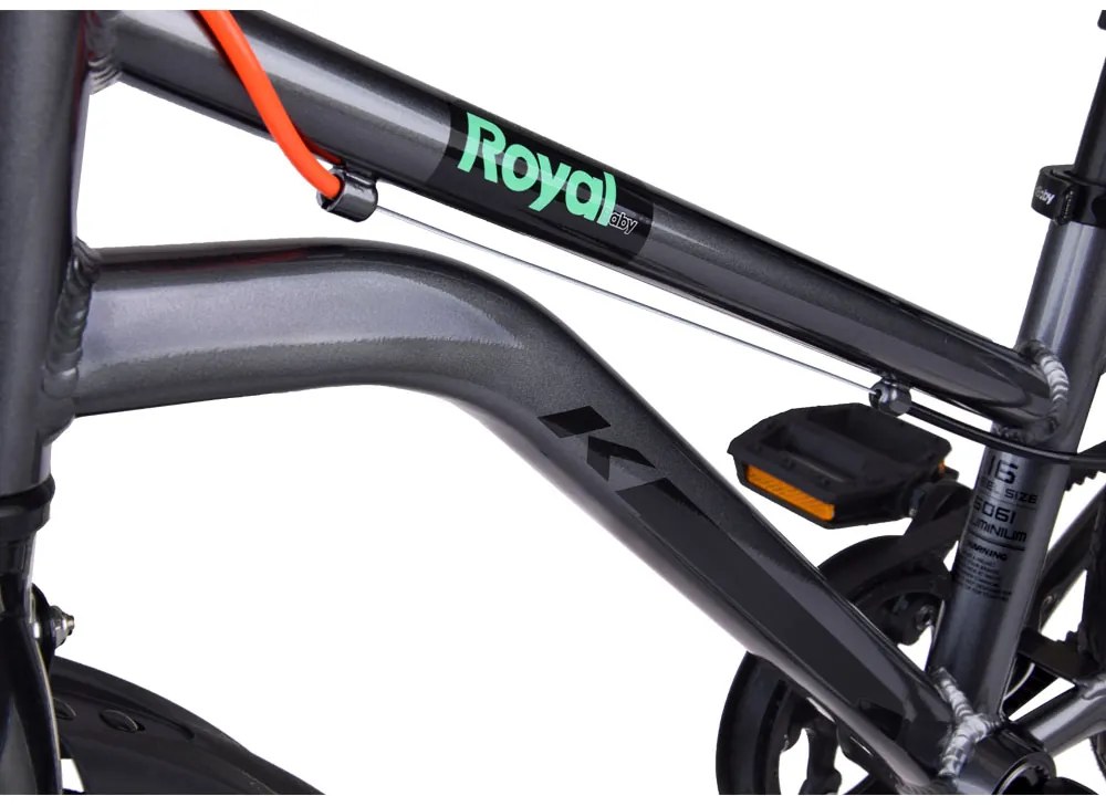 Detský bicykel Gold 18" RoyalBaby RB18-45 - čierny