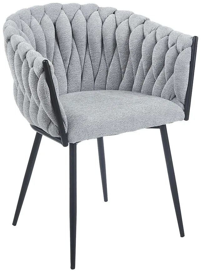 Stolička Asti Raven-06 sivá