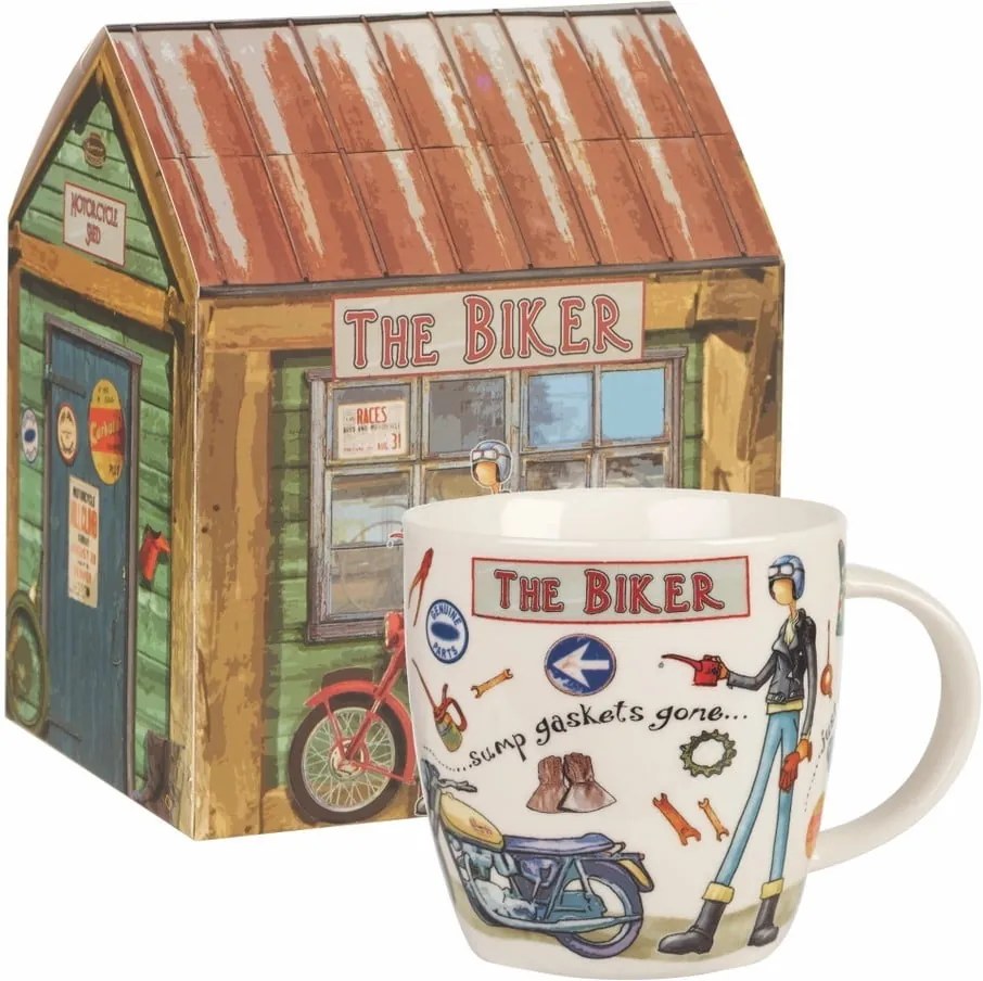 Hrnček z kostného porcelánu Churchill China The Biker, 400 ml