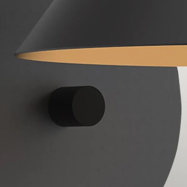 Alora Mood ALM-REMYCK-1WB-BK - Nástenné svietidlo REMYCK 1xE27/60W/230V čierne