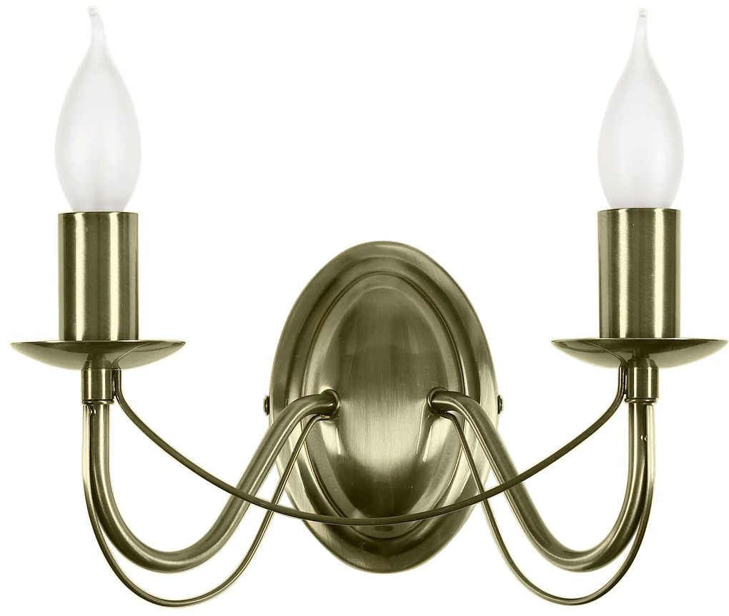 Candellux MUZA Nástenné svietidlo 2X40W E14 Patina 22-69156