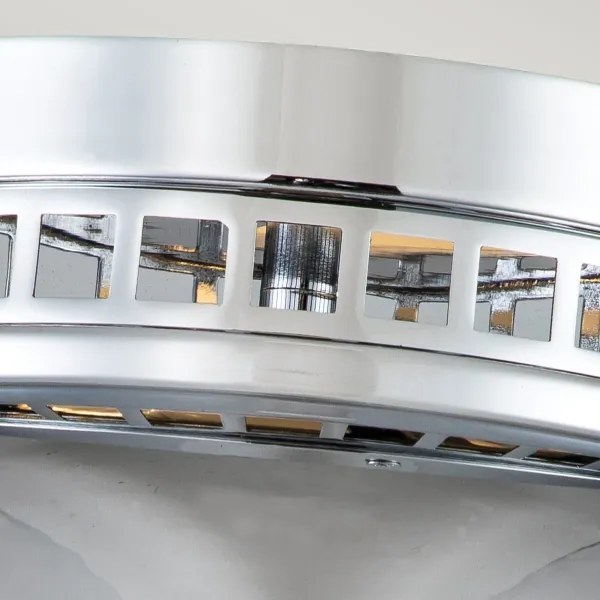 Hinkley HK-AMELIA-F-M-CM - Stropné svietidlo AMELIA 2xE27/40W/230V lesklý chróm