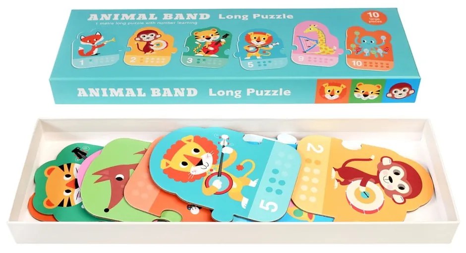 Puzzle (počet dielikov 10) Animal Band – Rex London