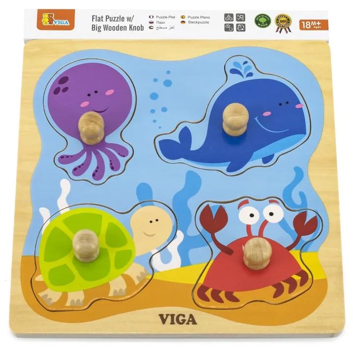 Viga drevené puzzle - more
