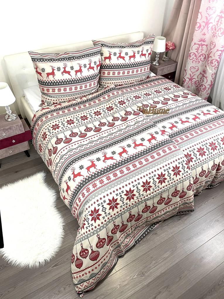 Najlacnejšie obliečky a posteľná bielizeň s gombíkmi s vianočným motívom |  BIANO