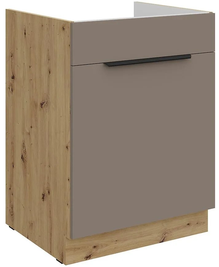 Kuchynská skrinka Aria-Ta/Ar Anti Fingerprint 60zl 1s Bb