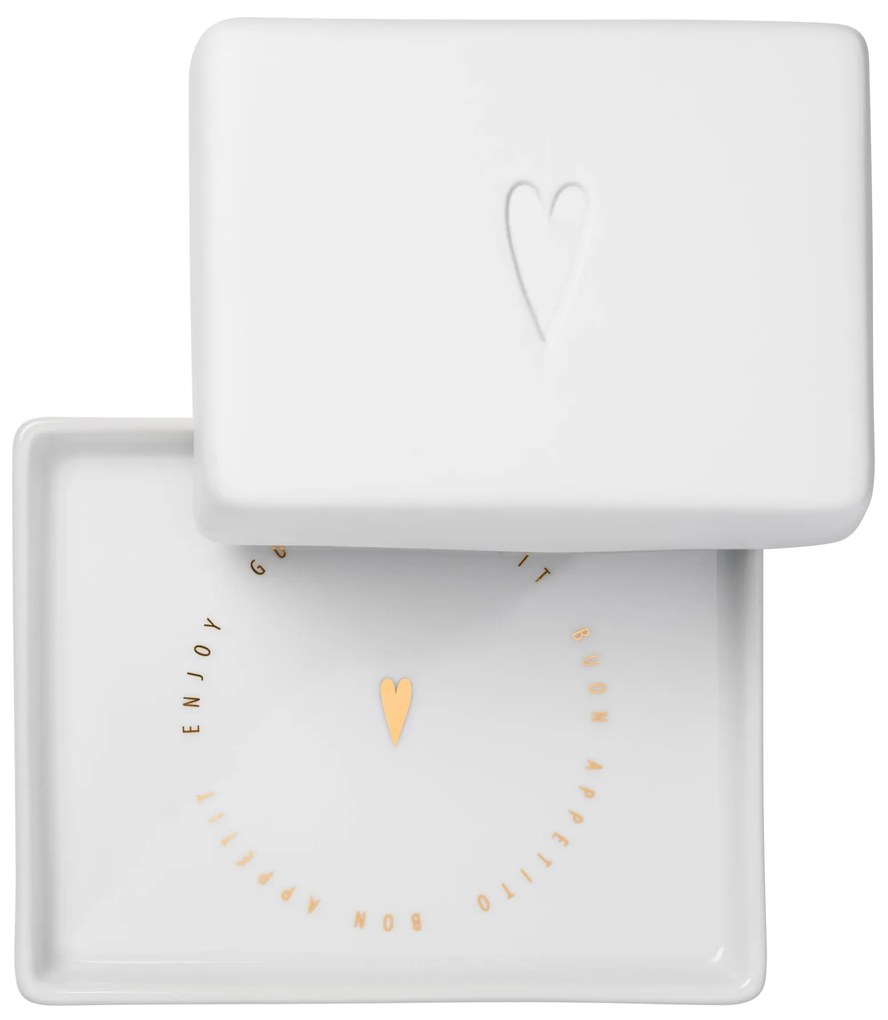 räder Porcelánová maselnička Heart