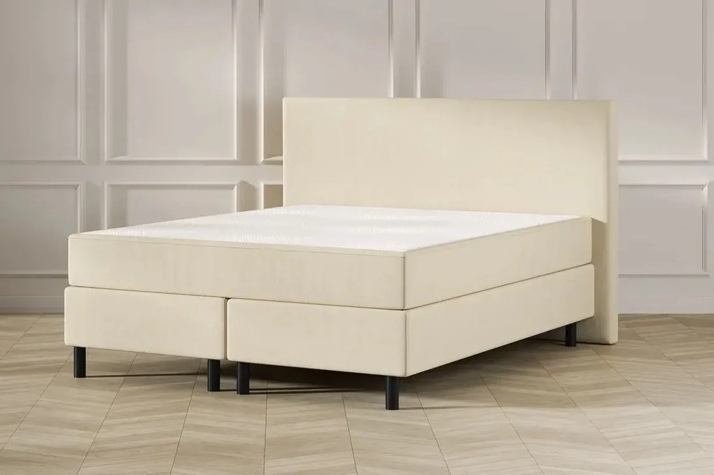 Kontinentálna posteľ Emma Classic boxspring ONE 200x180 krémová
