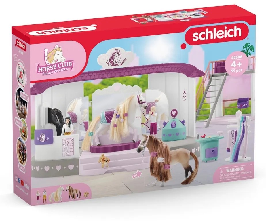 Schleich 42588 Salón krásy pro kone