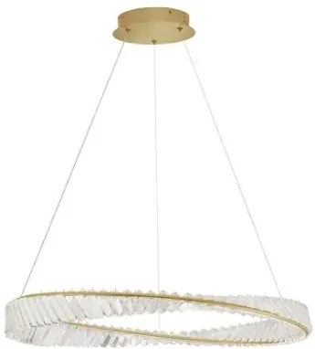 Krištáľový luster Aurelia 45W 80 zlaté