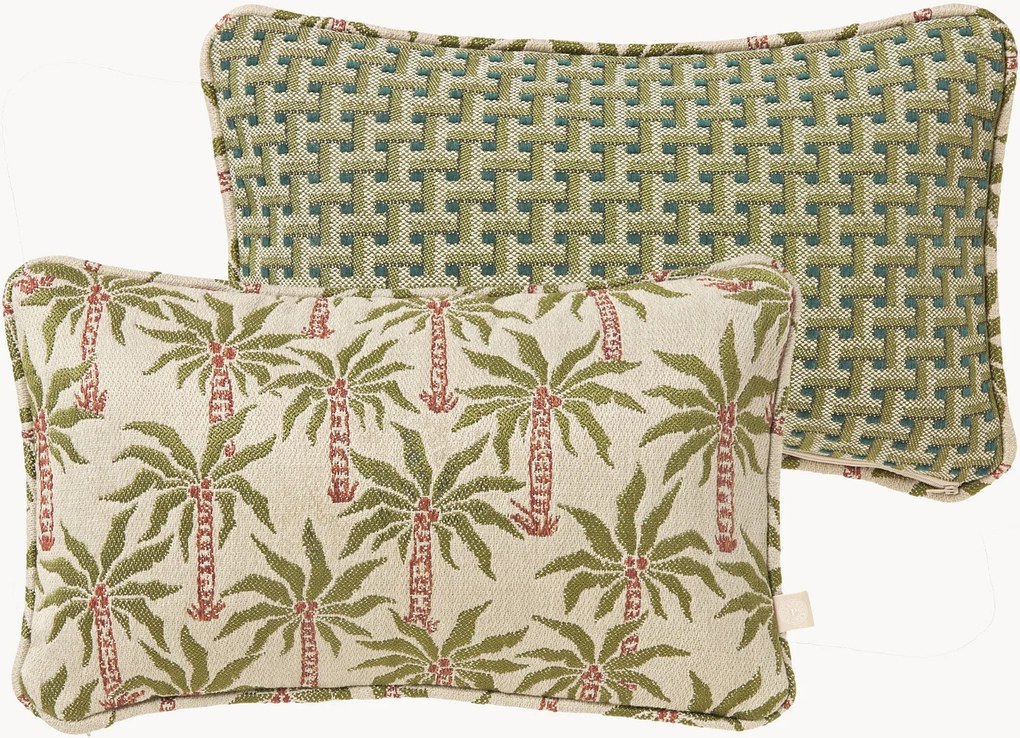 Ručne vyrobený exteriérový obojstranný vankúš Laura